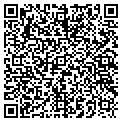 QR code with B & B Glass Block contacts