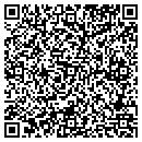 QR code with B & D Printing contacts