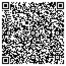 QR code with B & D Window Sash Co contacts