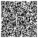 QR code with P J Giannini contacts