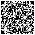 QR code with B & B Antiques contacts