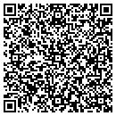 QR code with E & F Enterprises contacts