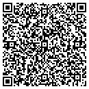 QR code with B & M Custom Coating contacts