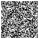 QR code with P & W Excavating contacts