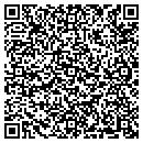 QR code with H & S Excavating contacts