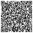 QR code with H R Search contacts