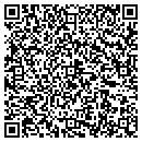 QR code with P J's Pizza & Subs contacts
