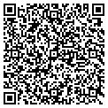 QR code with E K Quarry contacts