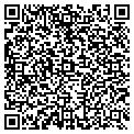 QR code with B & F Inflation contacts
