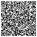 QR code with K & T Tile contacts