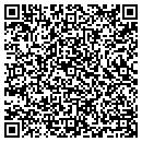 QR code with P & J Auto Sales contacts