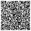 QR code with P & B Sanitation contacts