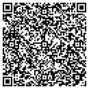 QR code with H & W Self Storage contacts