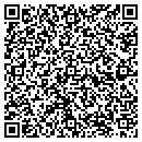 QR code with H The Hair Studio contacts