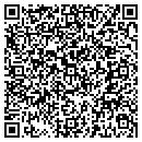 QR code with B & A Fastax contacts