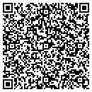 QR code with P J's Food Stores contacts