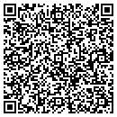 QR code with H & B Distr contacts