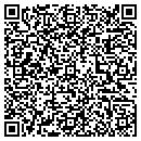 QR code with B & V Fencing contacts