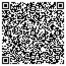 QR code with B & B Self Storage contacts