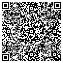 QR code with K & W Cafeteria contacts