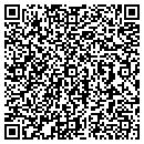 QR code with 3 P Delivery contacts