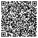 QR code with B B & T contacts