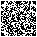 QR code with E & L Excavating contacts
