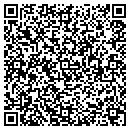 QR code with R Thompson contacts