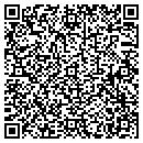 QR code with H Bar F Inc contacts