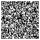 QR code with V & J Woodcrafts contacts