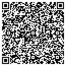 QR code with K and K TV contacts