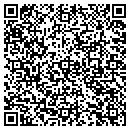 QR code with P R Travel contacts