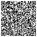 QR code with R & B Video contacts