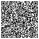 QR code with E & A Towing contacts