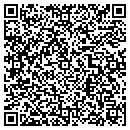 QR code with 3's Ice Cream contacts