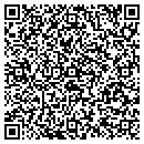 QR code with E & R Crane & Rigging contacts