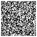 QR code with H & W Lawn Care contacts