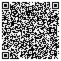 QR code with B B & T contacts