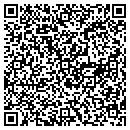 QR code with K Weaver MD contacts