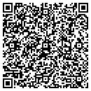QR code with P V & S contacts