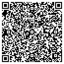 QR code with T & E Fencing contacts