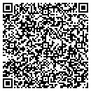 QR code with B & L Self Storage contacts