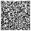 QR code with D E Service contacts