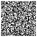 QR code with 3 Day Blinds contacts