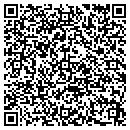 QR code with P &W Guttering contacts