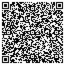 QR code with H R Fallin contacts