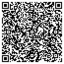 QR code with R & F Monogramming contacts