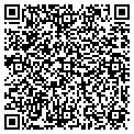 QR code with T C X contacts