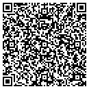 QR code with K & J Garage contacts