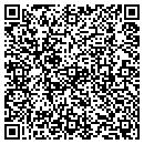 QR code with P R Travel contacts